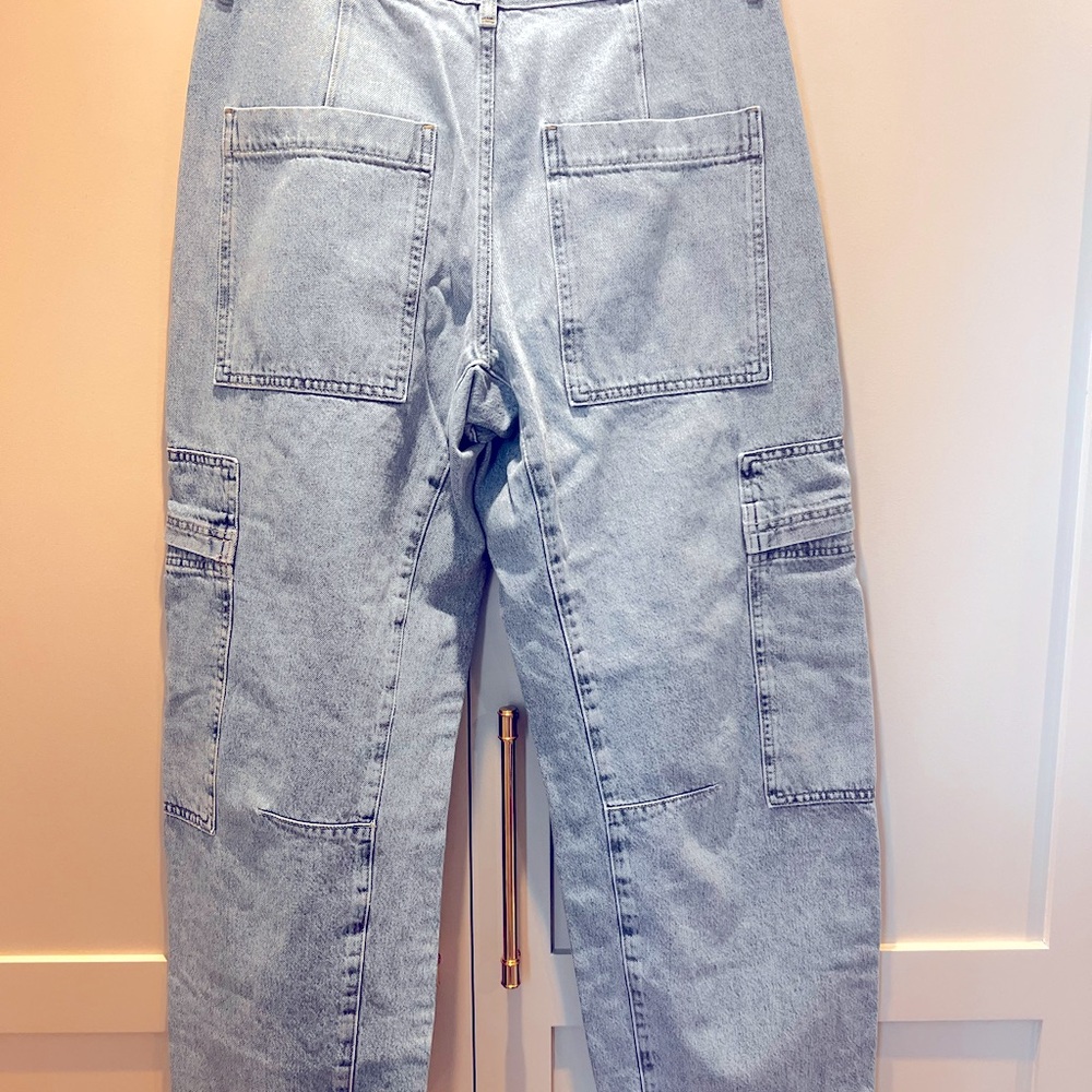 Citizens Of Humanity Marcelle Denim Cargo Pants - Picture 2 of 5